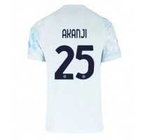 Inter Milan Manuel Akanji #25 Koszulka Wyjazdowa 2025-26 Krótki Rękaw